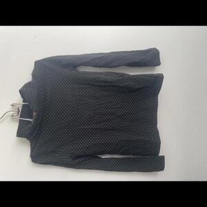 H&M 100% Organic Cotton Turtleneck Top Girl’s 4T Black Stars